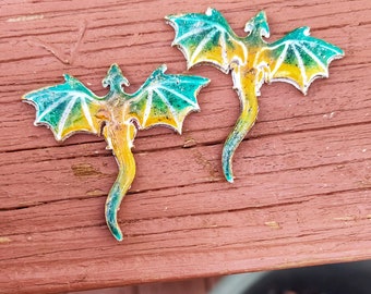Polymer Clay Dragon Charms