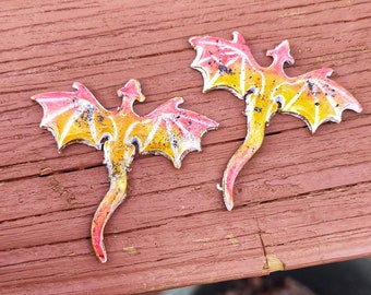 Polymer Clay Dragon Charms