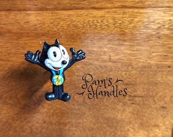 Bouton simple Felix the Cat (Bleu #B)