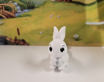 Bunny, small white knob