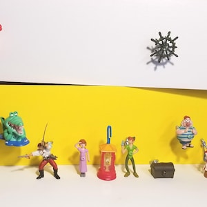 Juego de 10 asas de Peter Pan con Campanilla