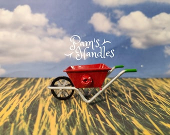 brouette, poignée rouge