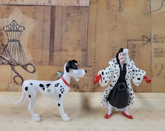 クルエラとポンゴのハンドル2個セット