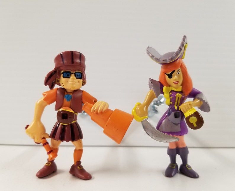Scooby Doo handle set of 6 Pirates with bonus Monster handle