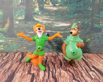 Robin Hood and Little John handle set of 2 d