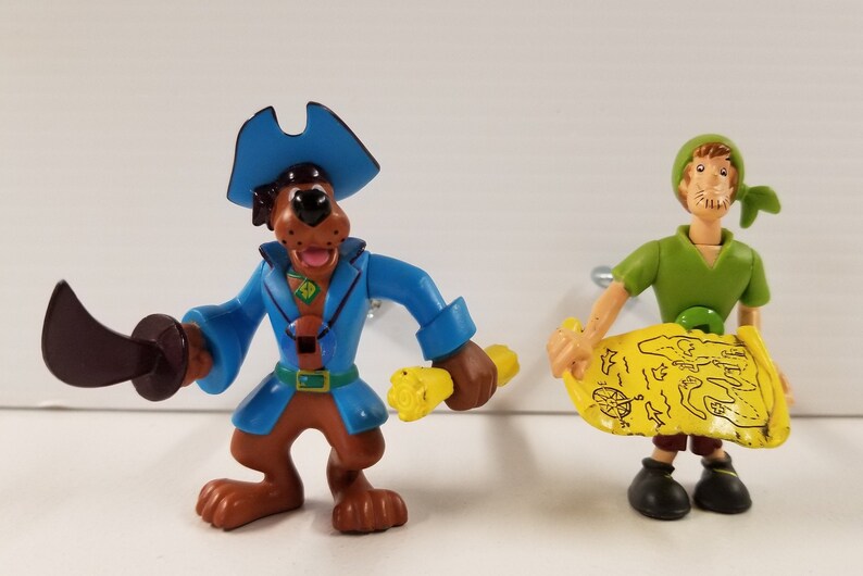 Scooby Doo handle set of 6 Pirates with bonus Monster handle