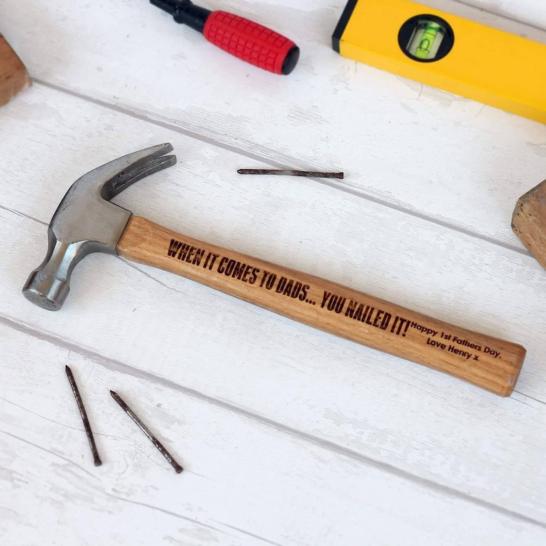 personalised hammer fathers day