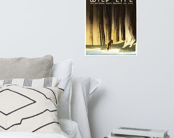 Beautiful and Moody-poster voor natuurbehoud en natuurbehoud
