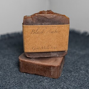 Black Amber Goat Milk Soap