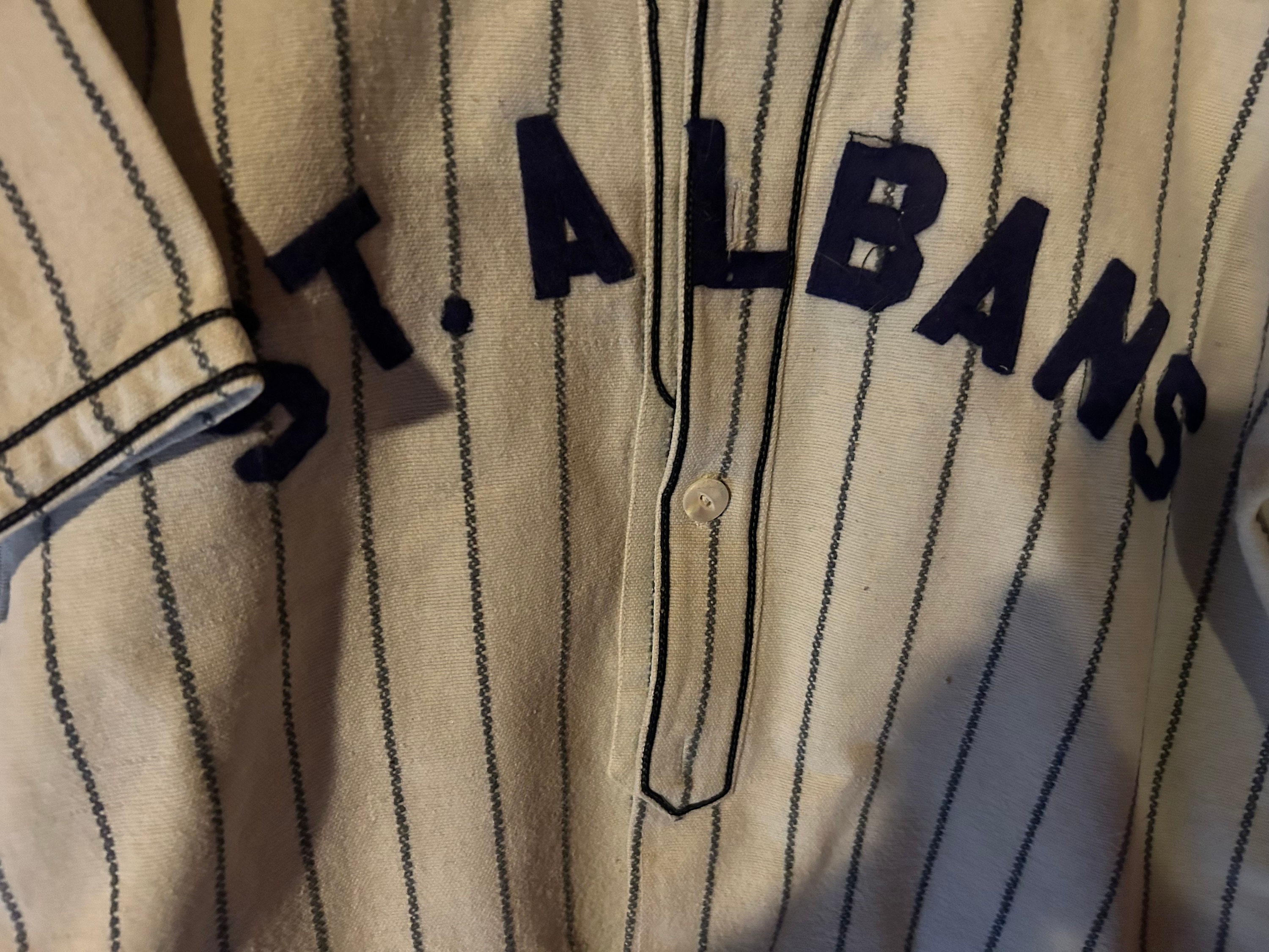 Vintage Child Baseball Jersey Old Style Babe Ruth Style Etsy