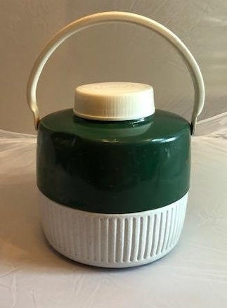 Pichet Thermos Vintage Coleman 1 Gallon (3.78L) - Avec Tasse Et Couvercle - Wichita Kansas 1979 - Occasion