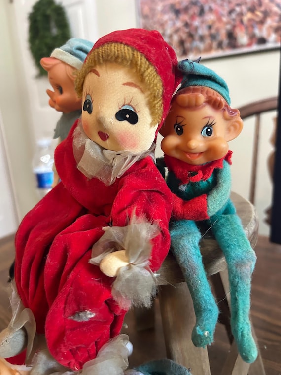 Vintage Pixie Elf ornaments Miscellaneous