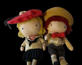 Vintage Pocket Dolls 2  circa 1966