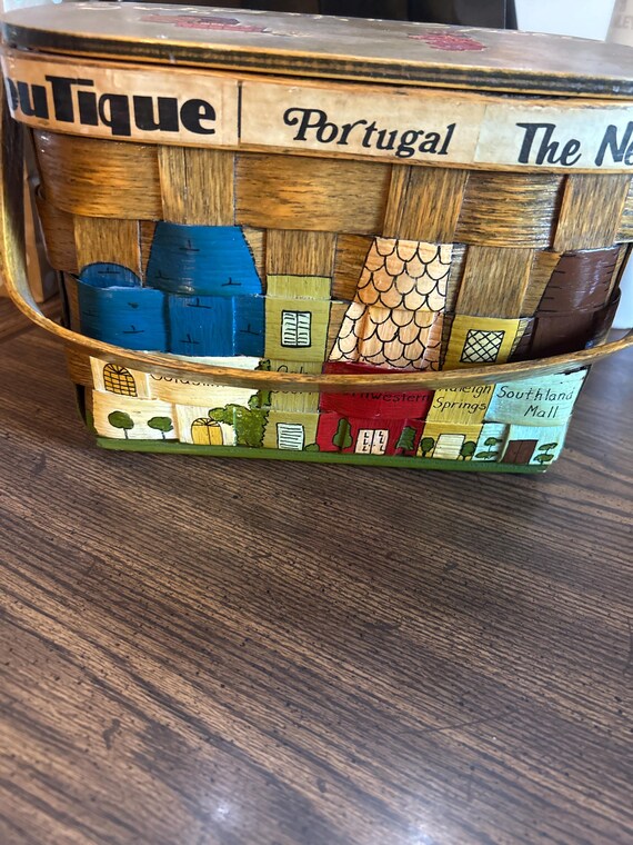 Vintage Caro nan basket purse “sugar n spice”