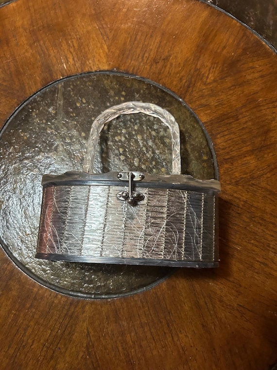 Vintage 1950's lucite purse