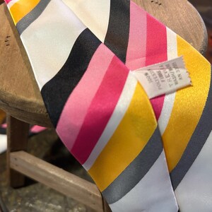 Mens tie colorful striped