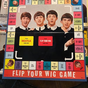 The BEATLES Flip Your Wig Game 1964 incredible box graphics!