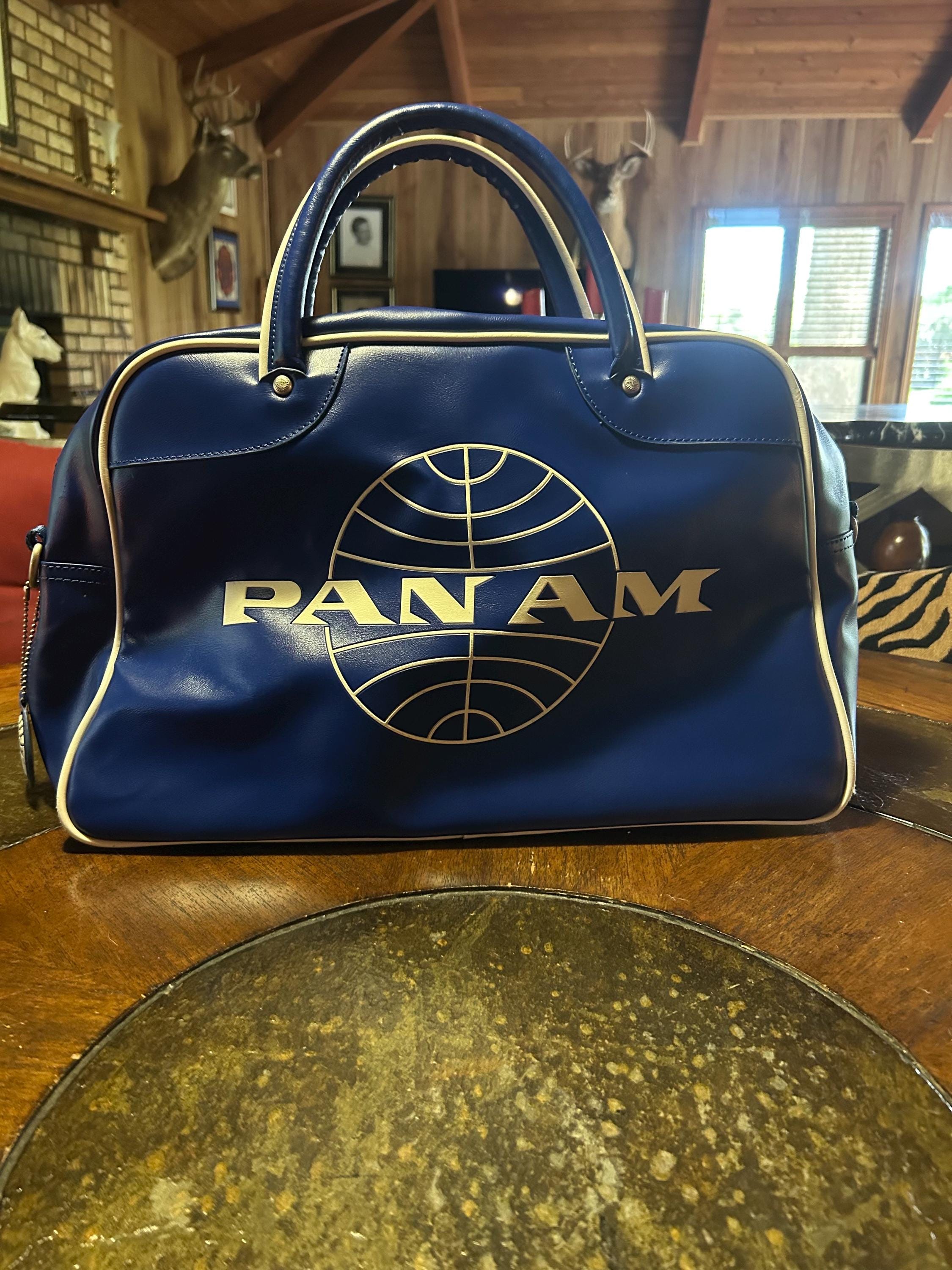 Vintage Pan Am Travel Bag - Etsy