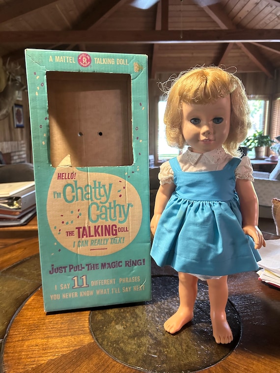 Vintage Chatty Cathy Mattel inc 1961 original box