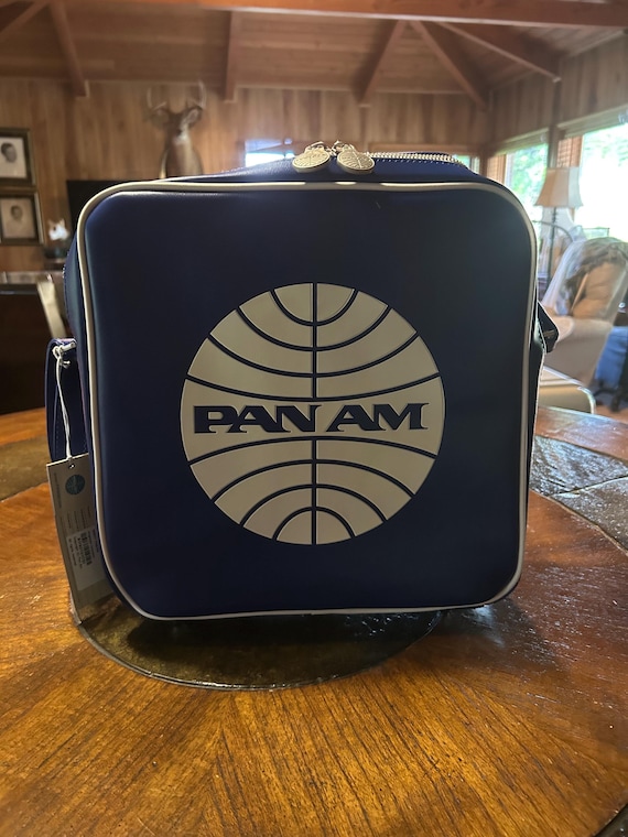 Pan Am tote bag iconic blue with white