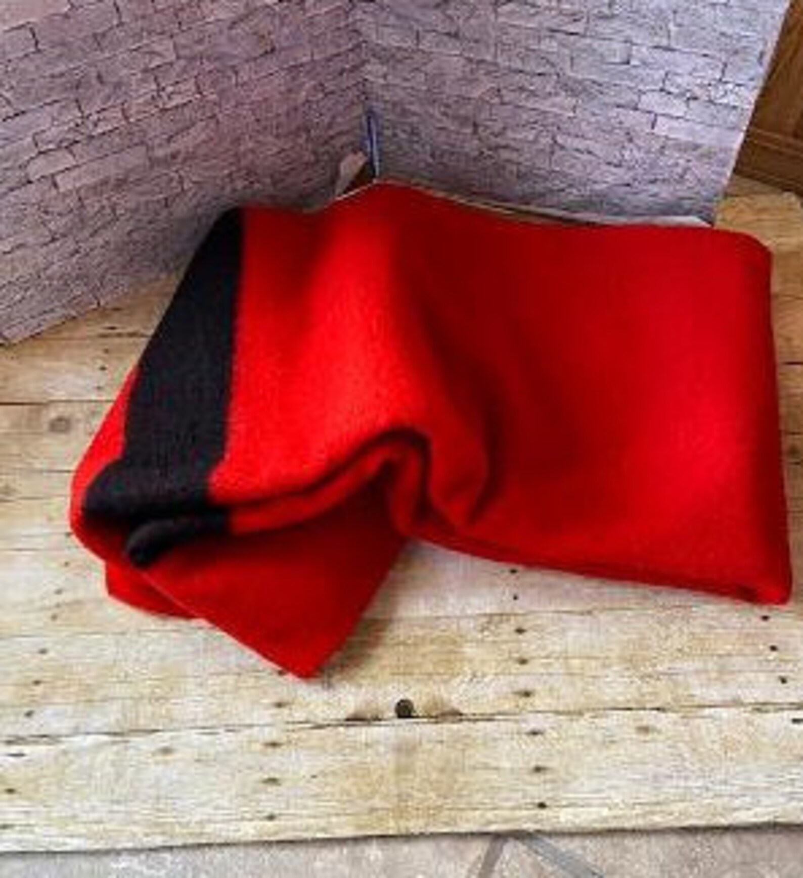 Iconic Hudson Bay Blanket Red 88 X 70 Good Condition Point Etsy