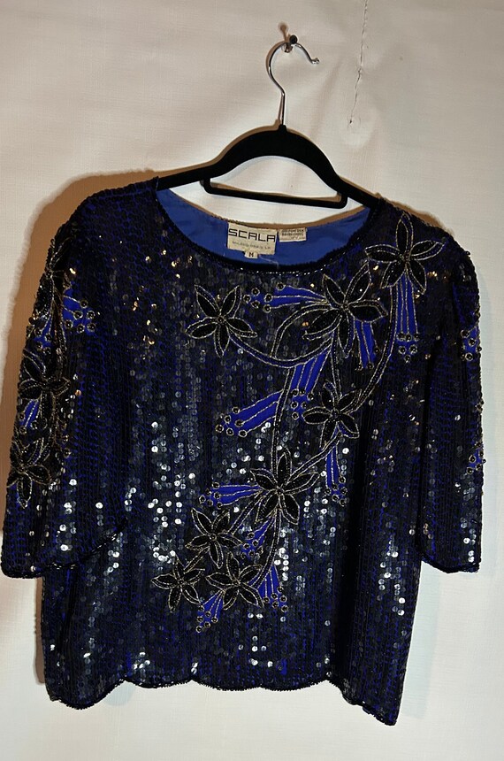 Vintage scala black and Gem