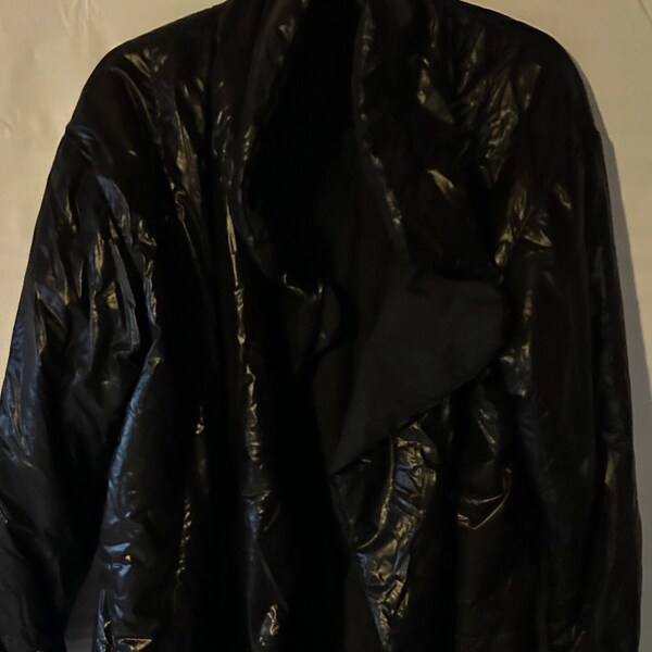 manteau bouffant vintage Norma Kamali taille small noir