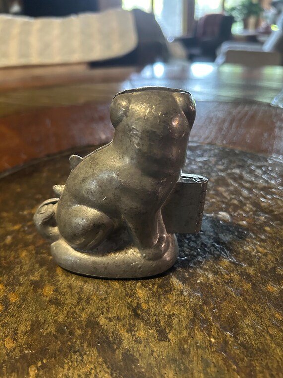 Vintage ice cream mold pug
