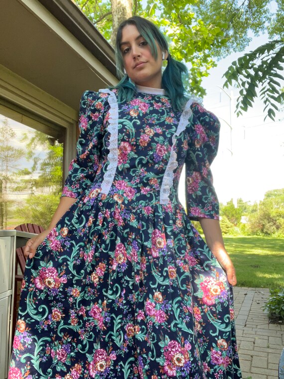 Gunne Sax Style Granny Dress Boho Style Lightweight - Etsy