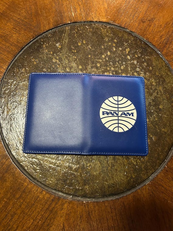 Iconic Pan Am travel wallet