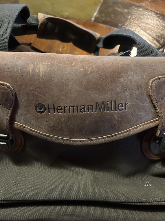 Vintage Herman Miller duffel bag