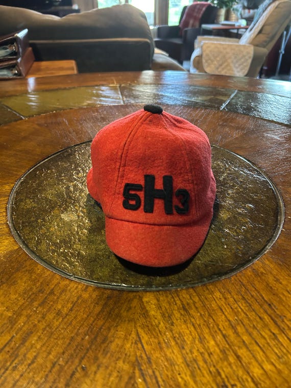 Vintage red baseball circa 1920's