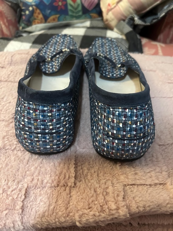 Mens snazzy loafers size 44.5 Vittoria Mengoni driving shoes
