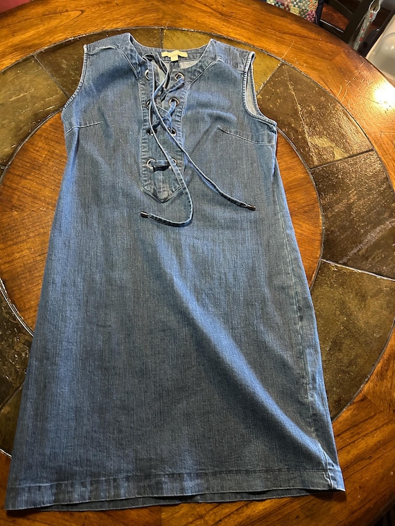 hope and harlow demin dress size 8 sleeveless