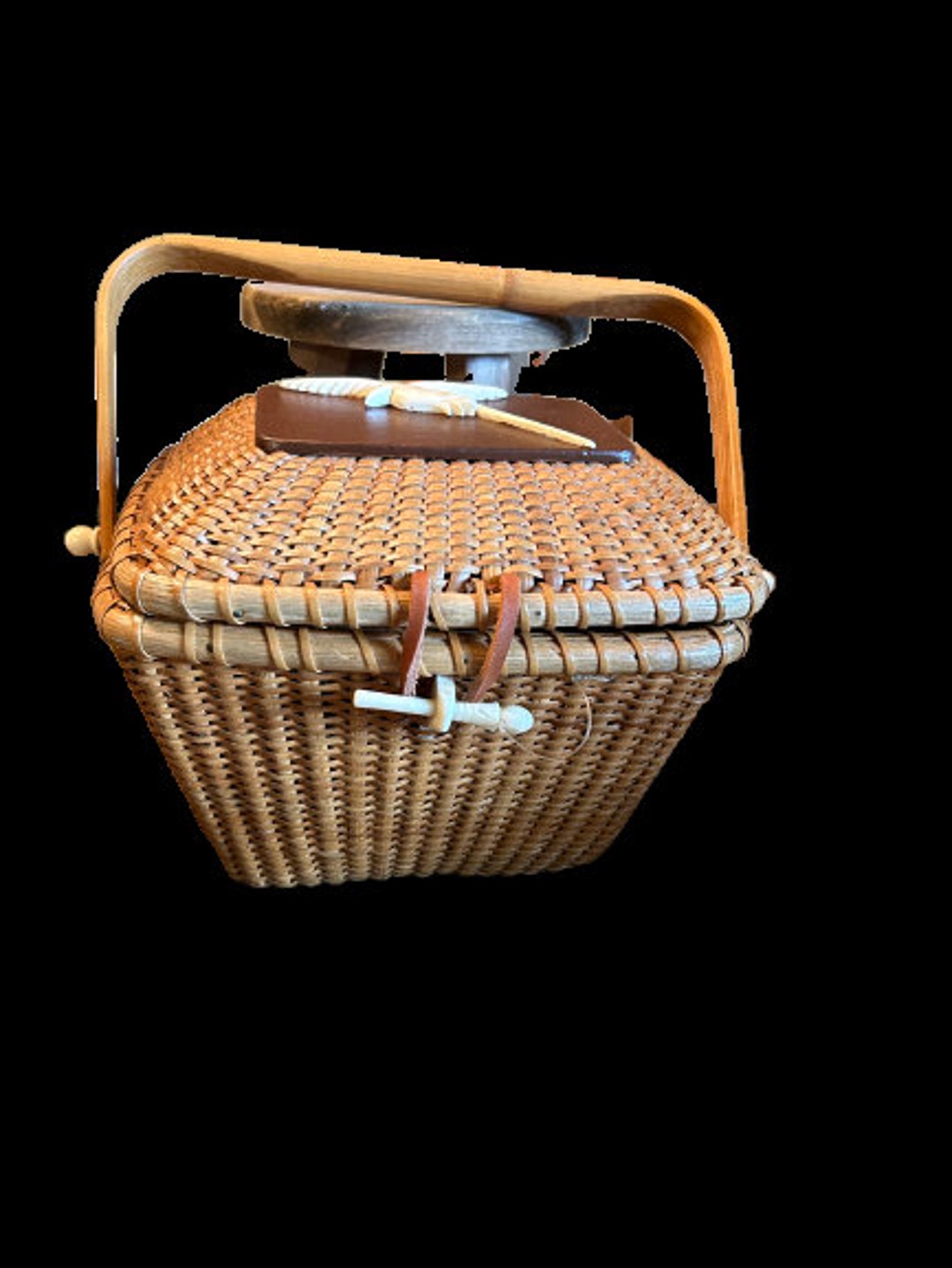 Vintage Nantucket Basket Purse Etsy