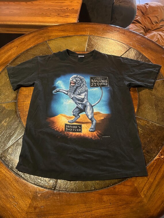 The Rolling Stones Bridges to Babylon concert tee shirt  black xL