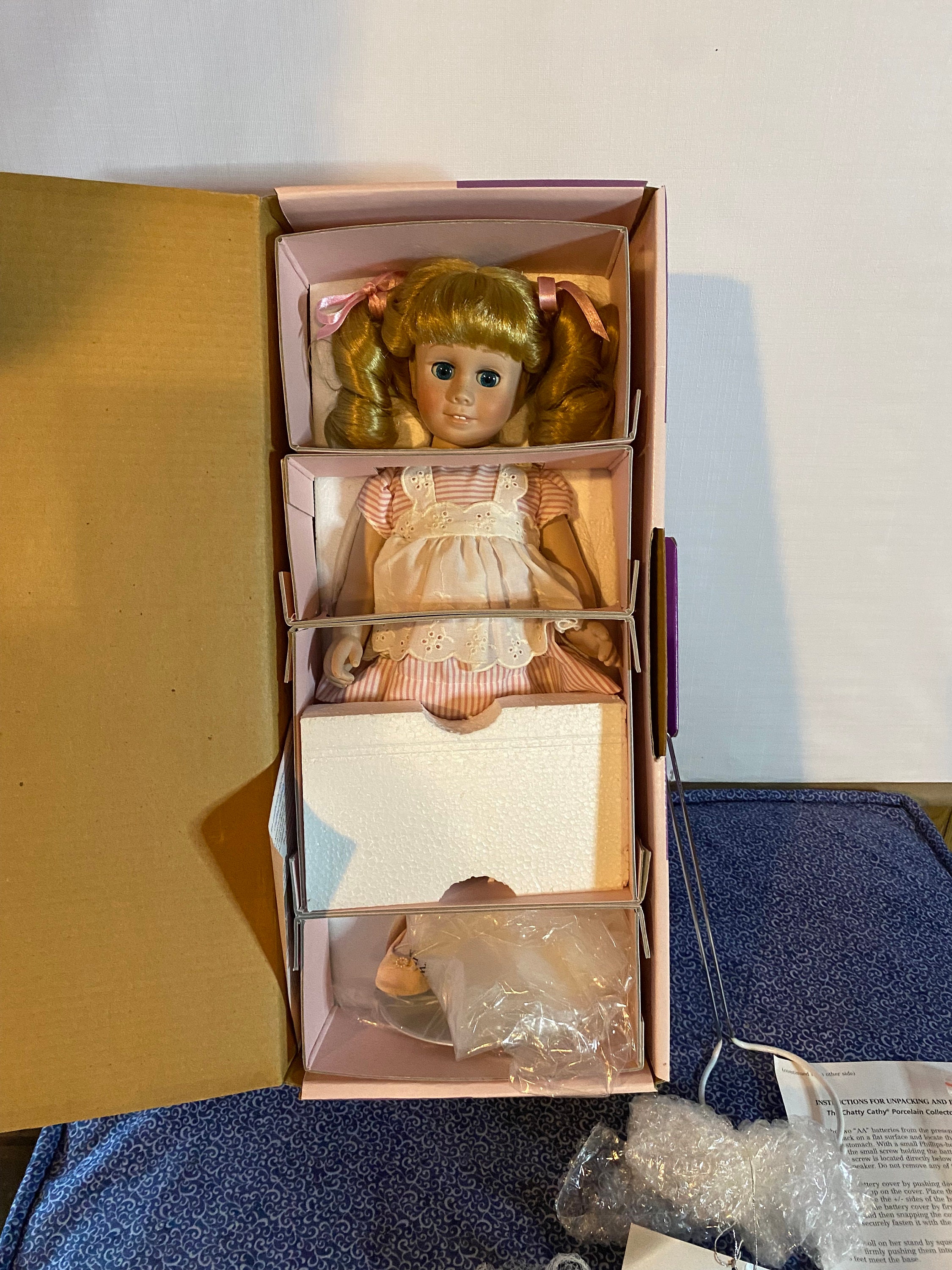 CHATTY CATHY the Talking Doll Danbury Mint Porcelain New in Etsy