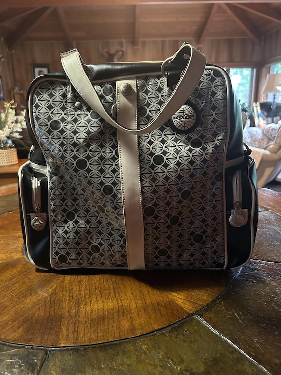 Airline Memorabilia RARE Black and White Pan Am top handled duffel bag