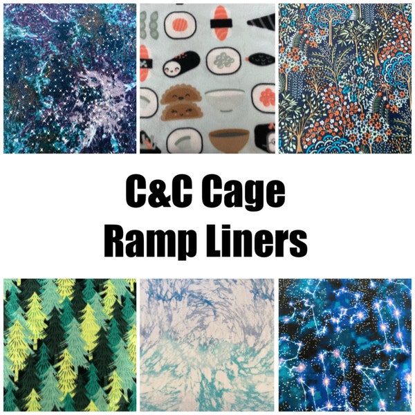 C&C Cage Ramp Liners for Guinea Pigs, Hedgehogs, Rabbits, Ferrets, Rats, and Small Animals