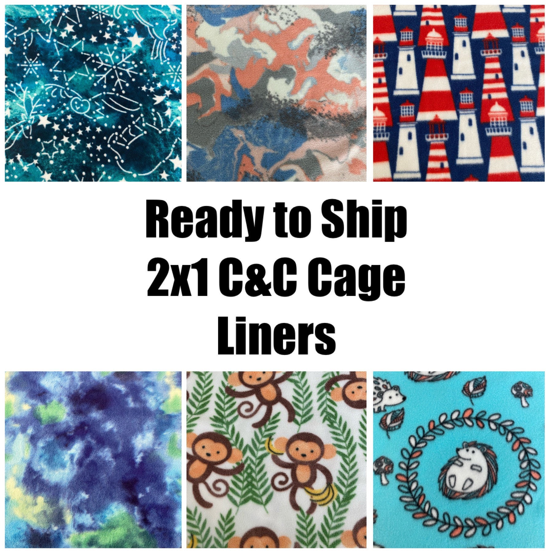 Ready to Ship 2x1 C&C Cage liners