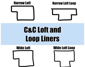 C&C Cage Loft and Loop Liners for Guinea Pigs, Hedgehogs, Rabbits, Ferrets, Rat, and Small Animals