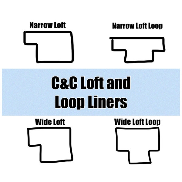 C&C Cage Loft and Loop Liners for Guinea Pigs, Hedgehogs, Rabbits, Ferrets, Rats, and Small Animals