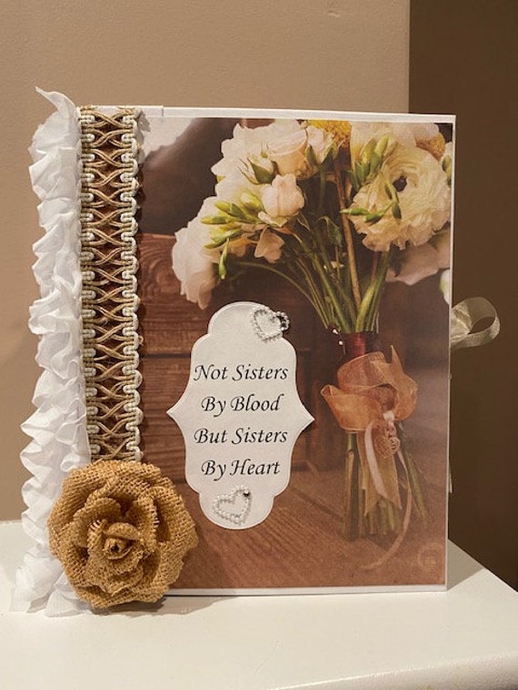 Wedding scrapbook, wedding album, bridal gift, wedding keepsake, custom