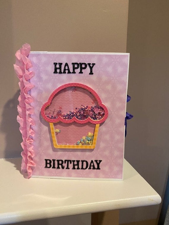 Birthday Scrapbook, Birthday Album, Premade Album, Handmade Album