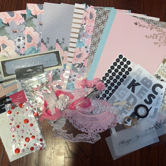 Wedding Scrapbook Kit, Junk Journal Kit, Scrapbook Kit, Wedding Kit