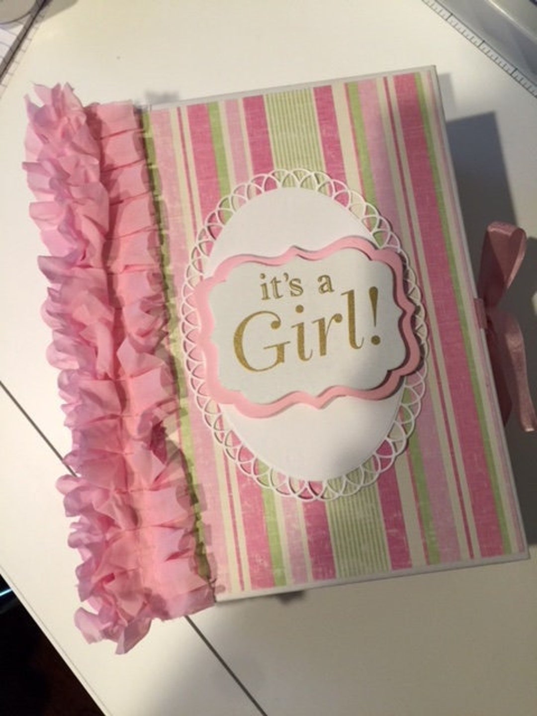 Baby Girl Mini Album, Baby Album, First Year Baby Album, Baby, Handmade