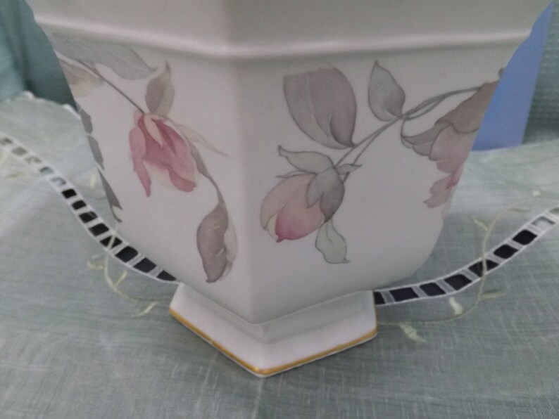 ROYAL WINTON Ceramic Plant Pot Holder. Pale Pink Mauve Grey Etsy