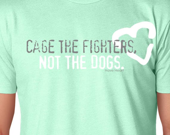 Cage the Fighter Not the Dogs Jiu Jitsu Charity T-Shirt