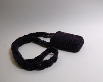 Vape box mod Cozy in Purple - Crochet vape lanyard - yarn mod holder