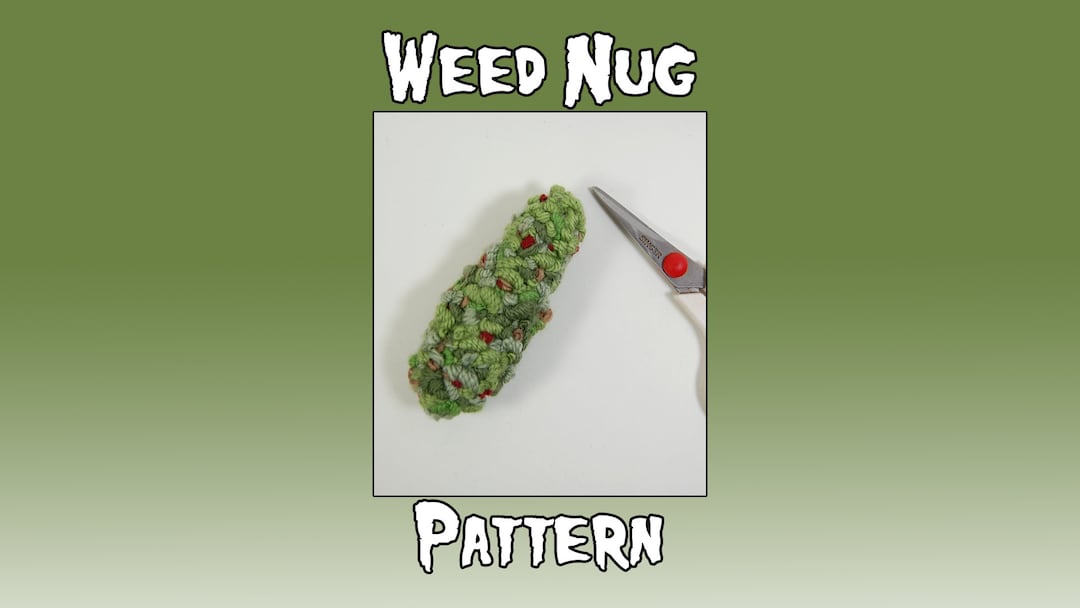 Weed Nug Pattern PDF Crochet Pattern Amigurumi Marijuana Etsy